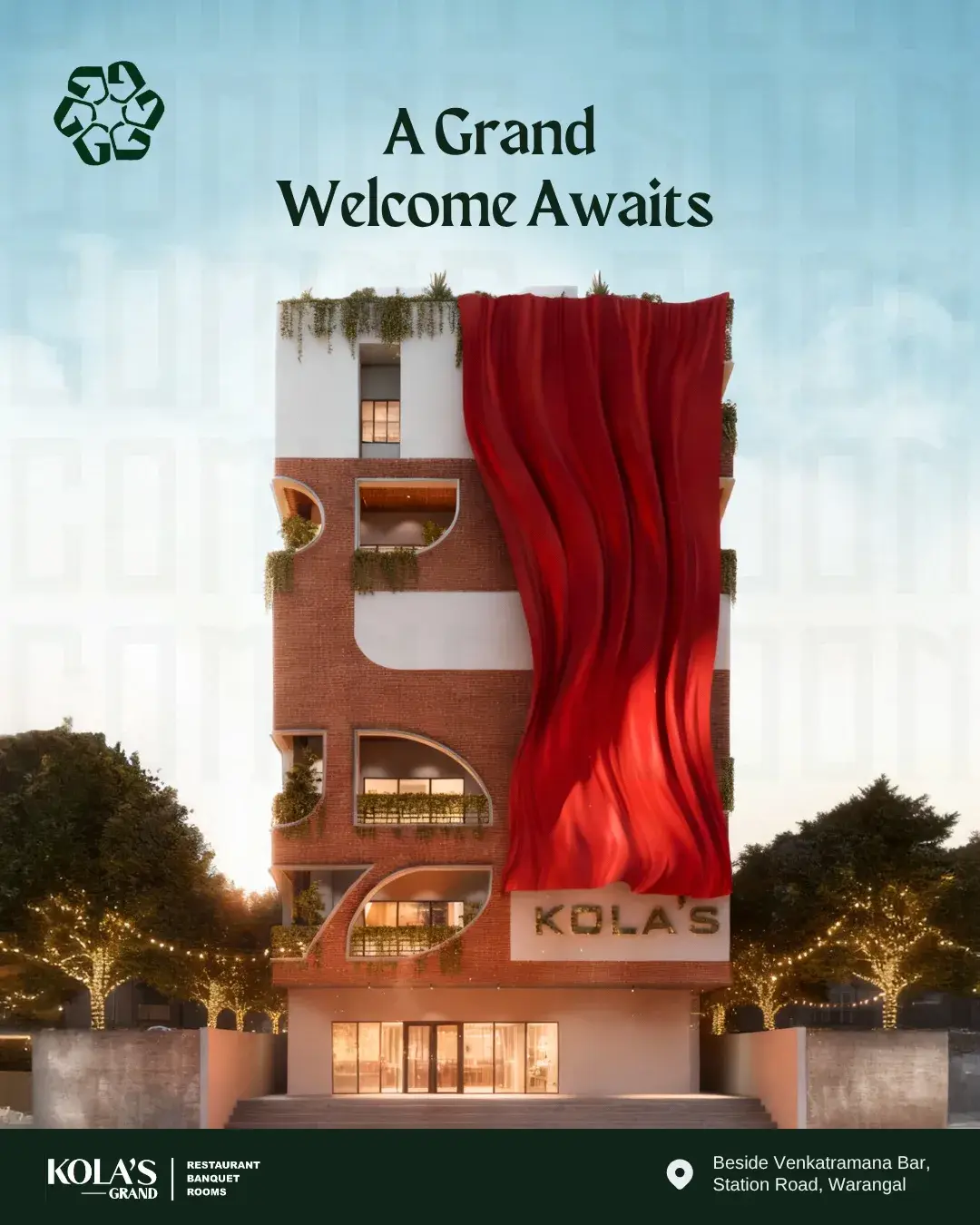 Kola's Grand — Brand & Invitation Design